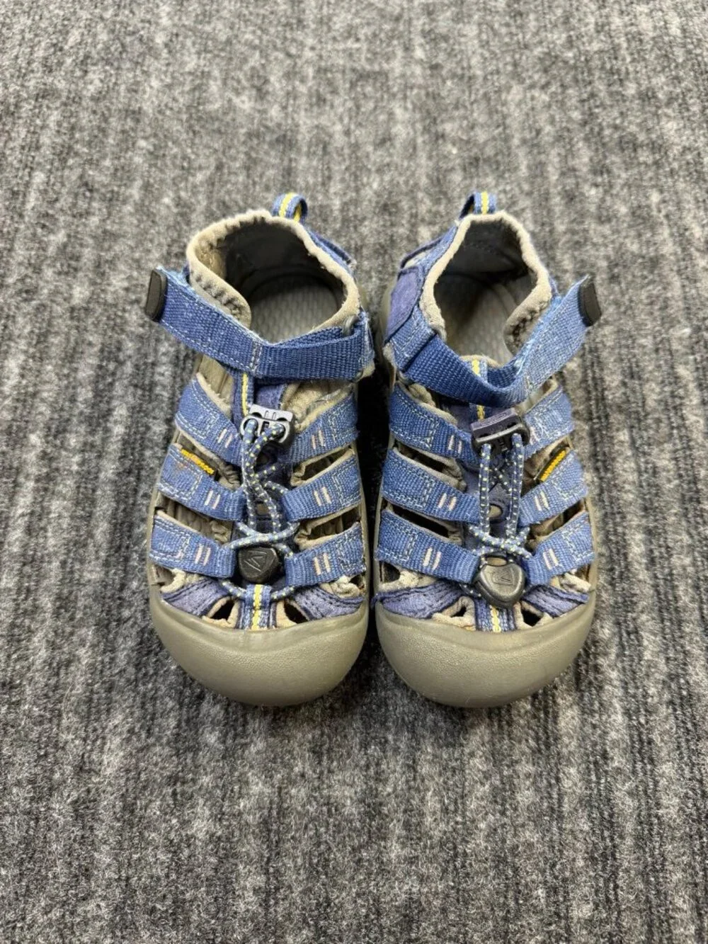 KEEN Newport H2 Waterproof Toddler Sandals Blue Gray Closed Toe US 12 Kids
